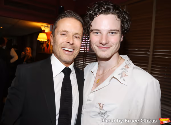 CAA Head of Theatre Joe Machota and Graham Campbell  Photo