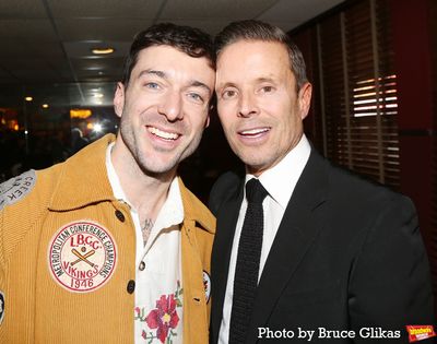 Jordan Tannahill and CAA Head of Theatre Joe Machota  Photo