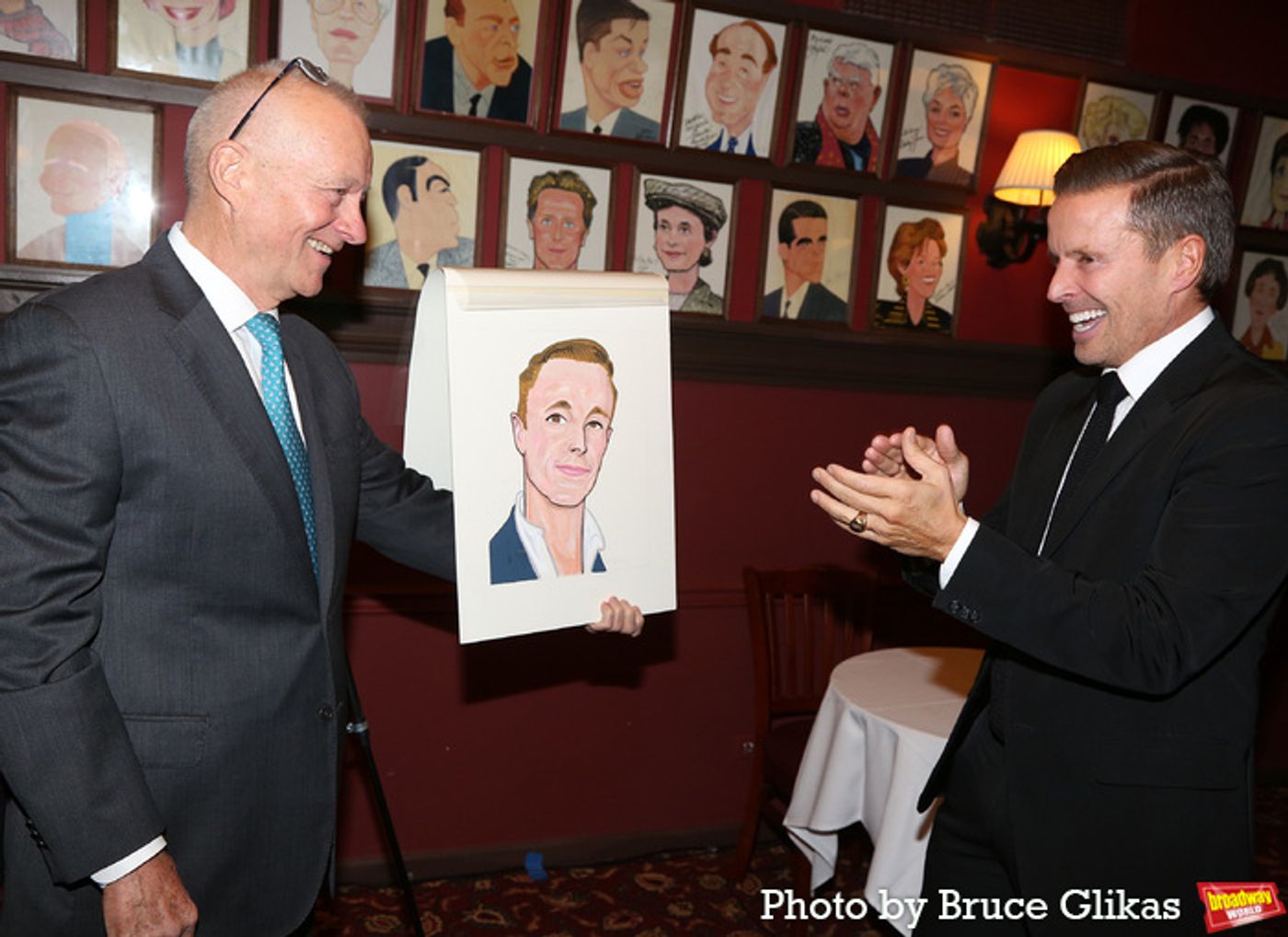 Photos: CAA's Joe Machota Receives Portrait at Sardi's  Image