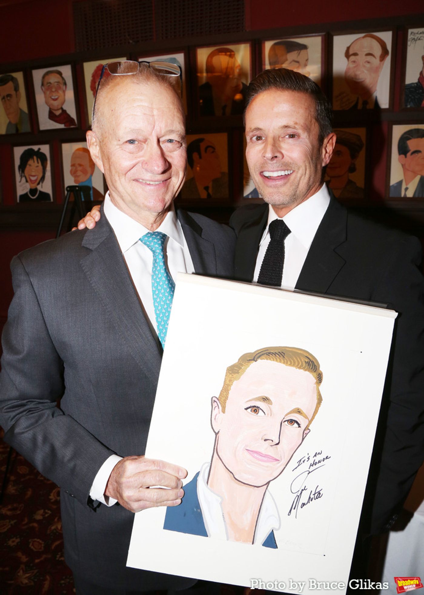 Photos: CAA's Joe Machota Receives Portrait at Sardi's  Image
