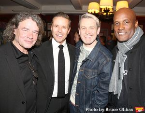 David Leveaux, CAA Head of Theatre Joe Machota, Michael Arden and Kenny Leon Photo