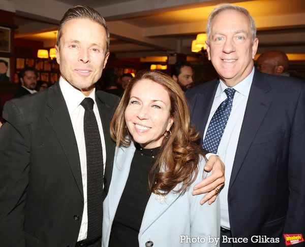 CAA Head of Theatre Joe Machota, Wendy Orshan and Jeff Wilson Photo