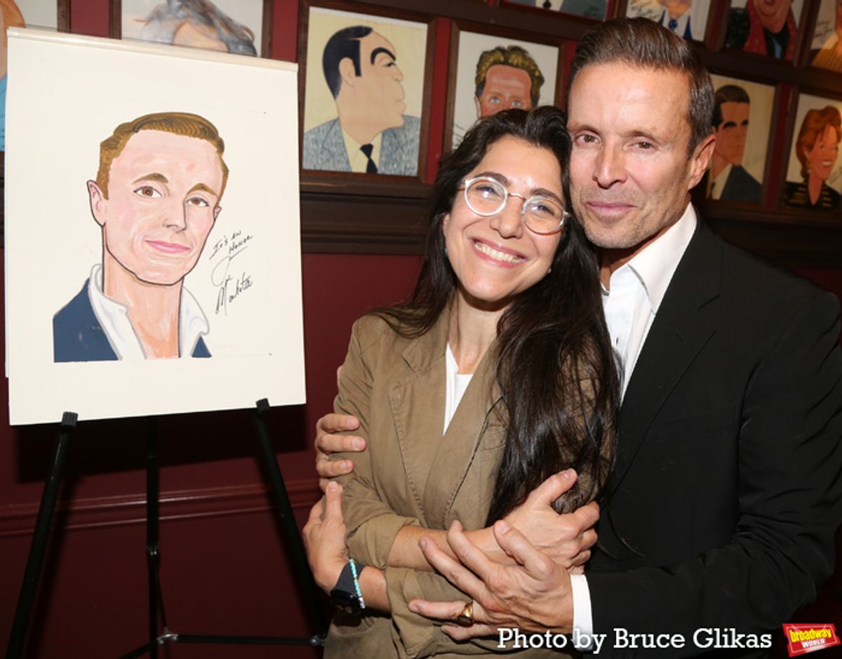 Jenny Gersten and CAA Head of Theatre Joe Machota at 