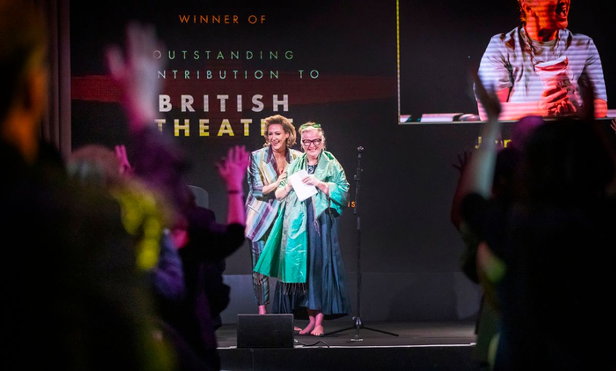 Faye Tozer with Jenny Sealey at 