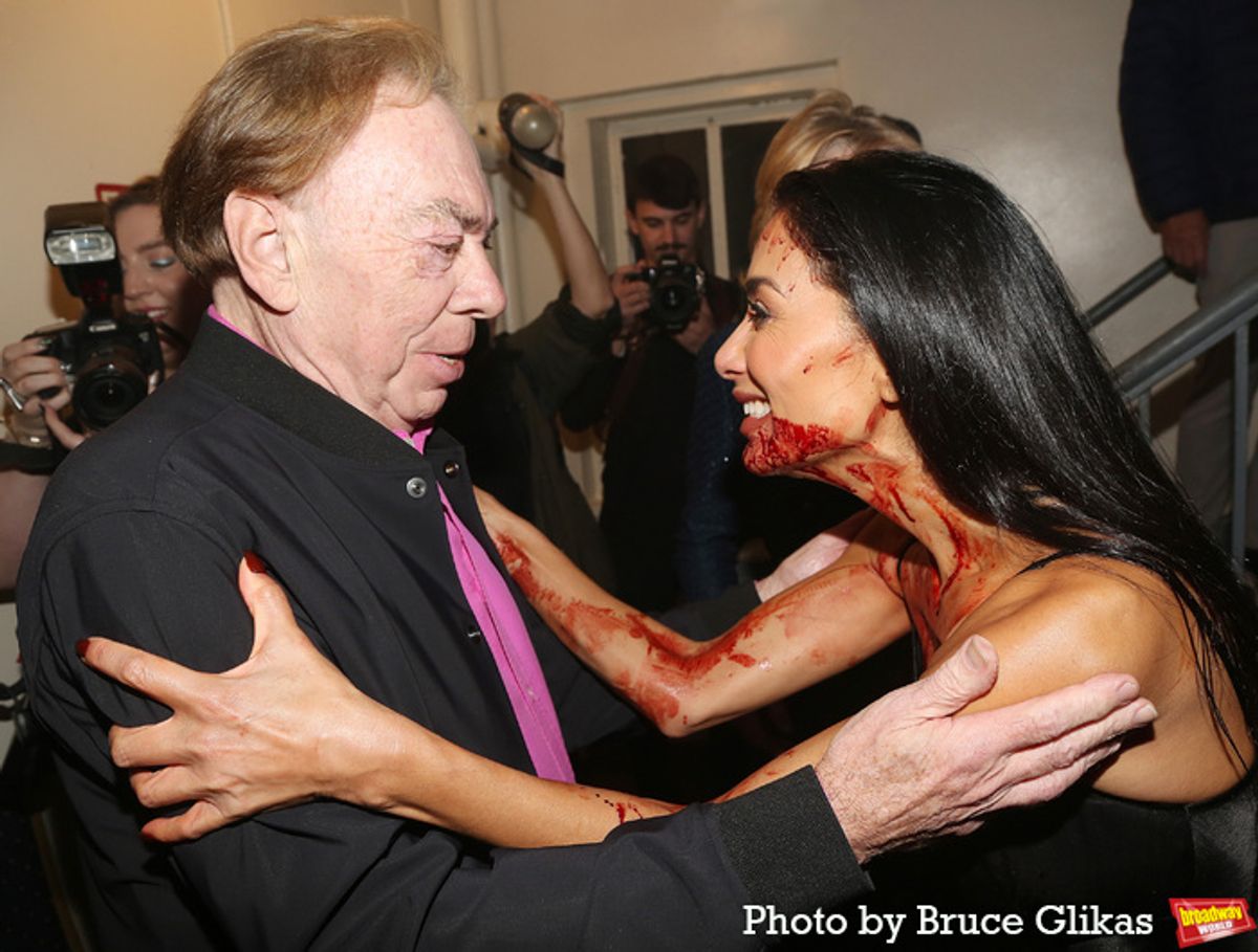 Andrew Lloyd Webber and Nicole Scherzinger
 at 