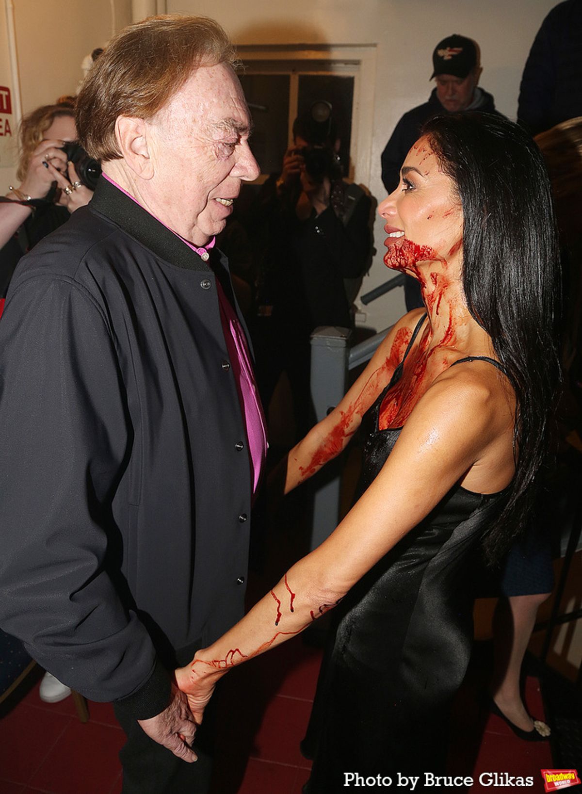 Andrew Lloyd Webber and Nicole Scherzinger
 at 