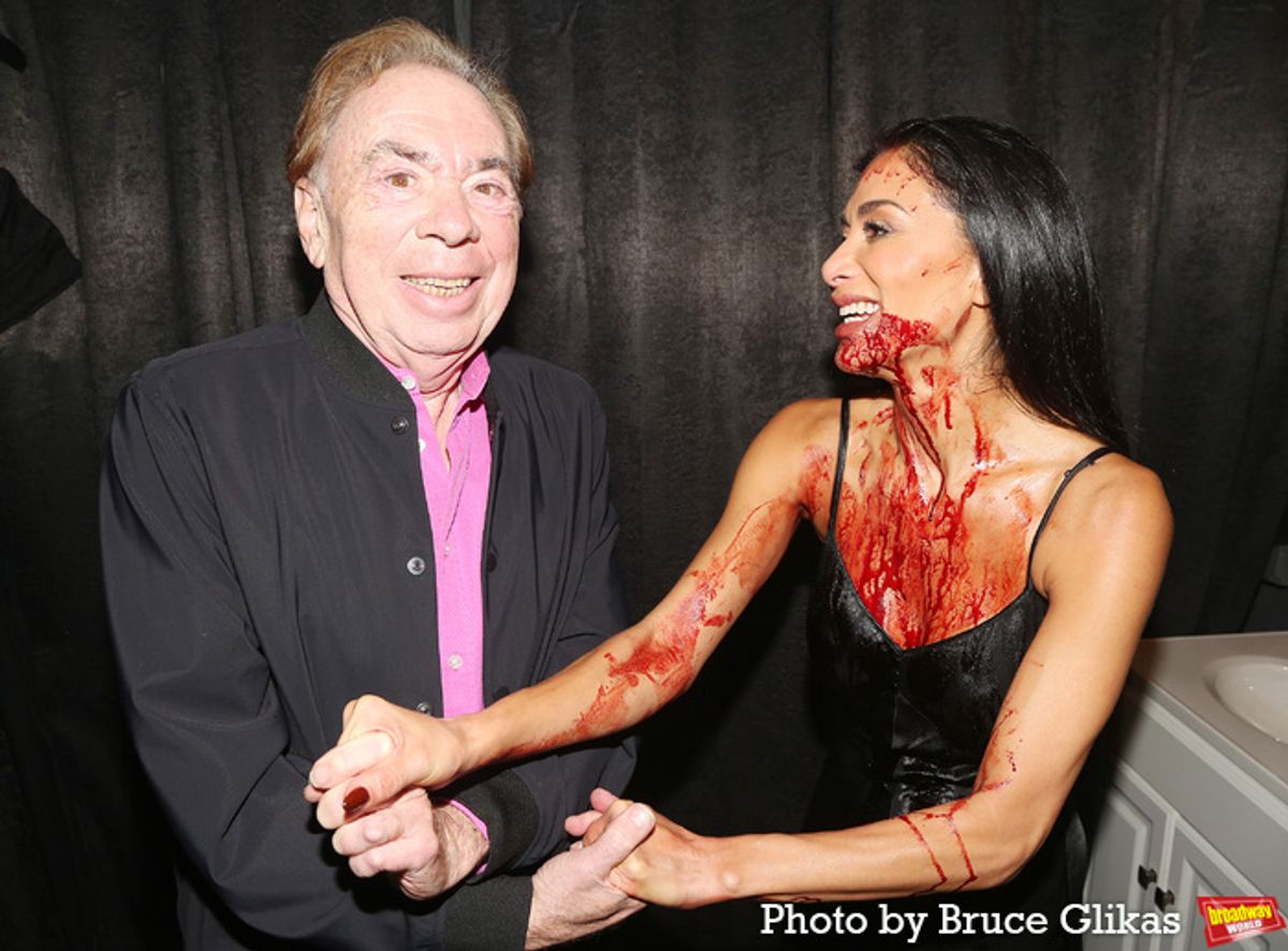 Andrew Lloyd Webber and Nicole Scherzinger
 at 