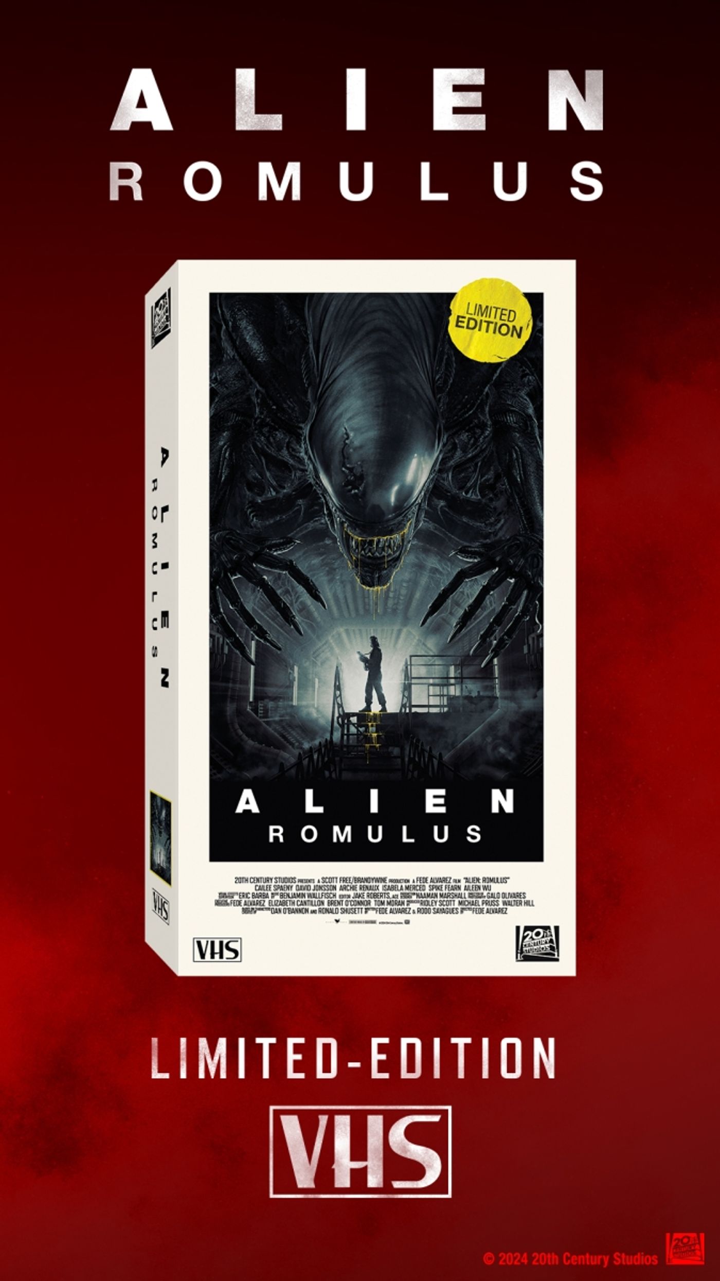 ALIEN: ROMULUS to Receive Limited Edition VHS Release ALIEN: ROMULUS to Receive Limited Edition VHS Release Image