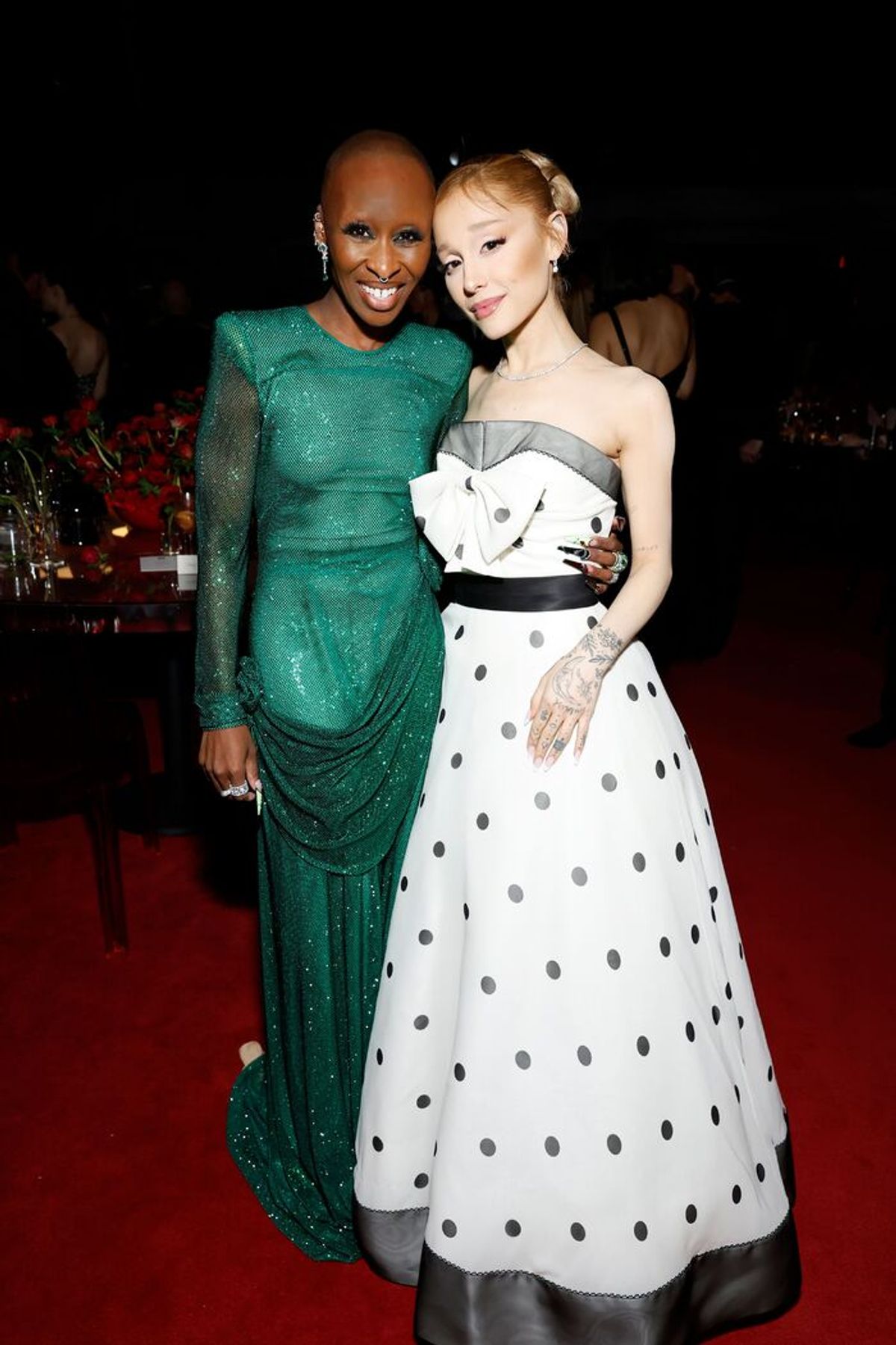 Cynthia Erivo and Ariana Grande at 