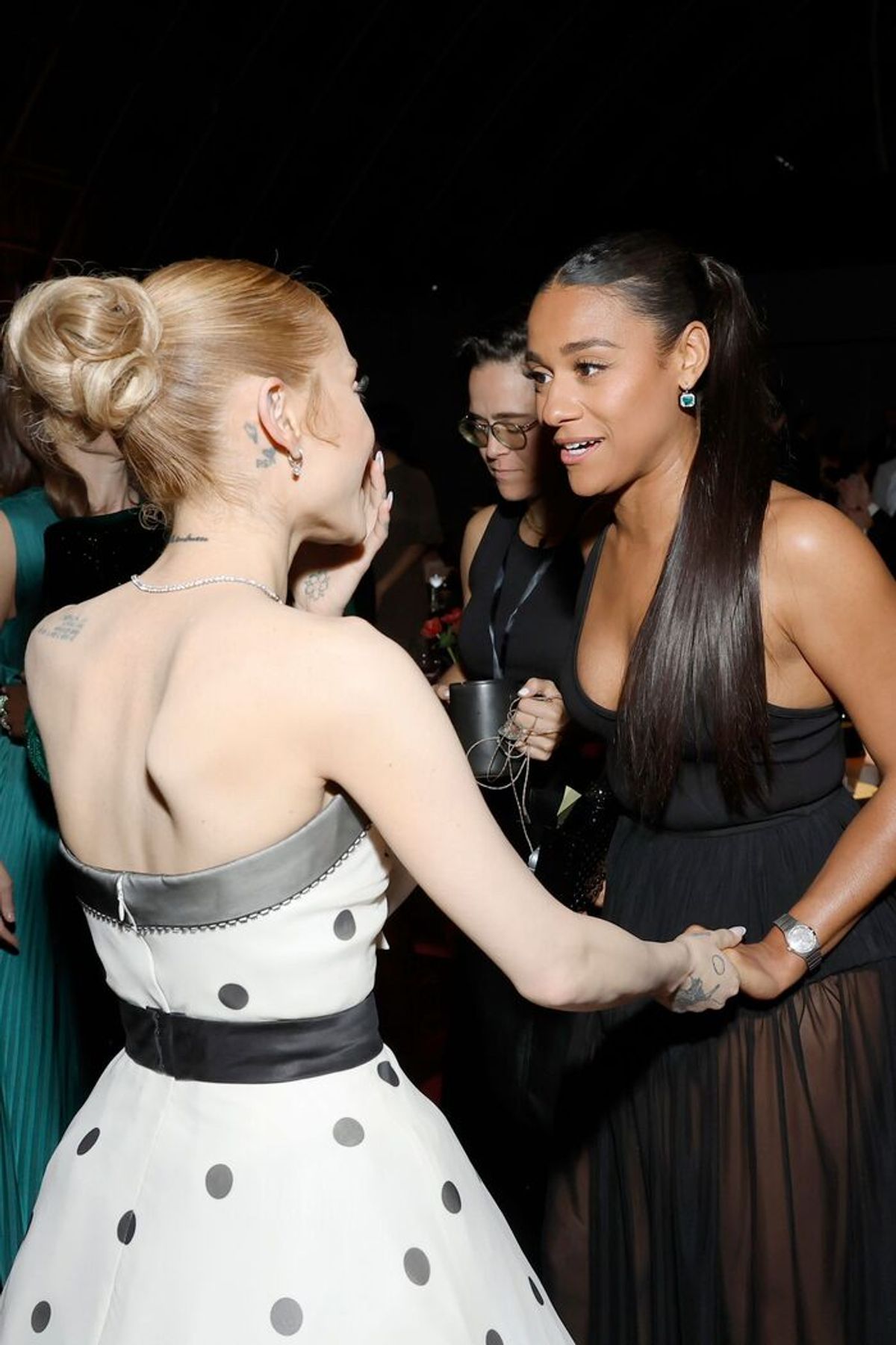 Ariana Grande and Ariana DeBose at 