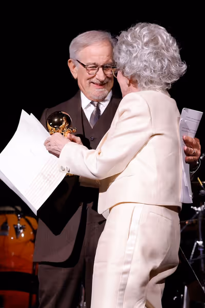 Steven Spielberg and Rita Moreno  Photo