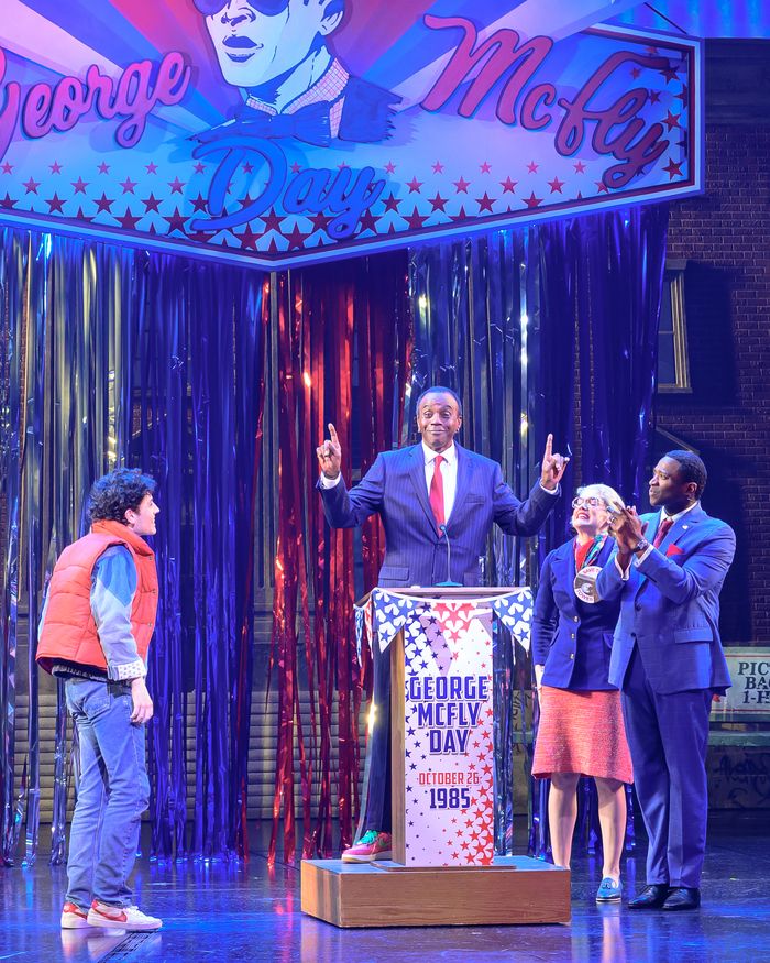 Photos: BACK TO THE FUTURE on Broadway Celebrates Back to the Future Day — photo 3 of 12