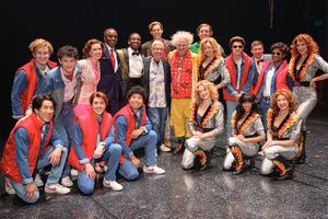 Don Fullilove, Bob Gale and the cast of BACK TO THE FUTURE 
 Photo