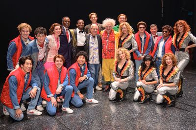 Don Fullilove, Bob Gale and the cast of BACK TO THE FUTURE 
 Photo