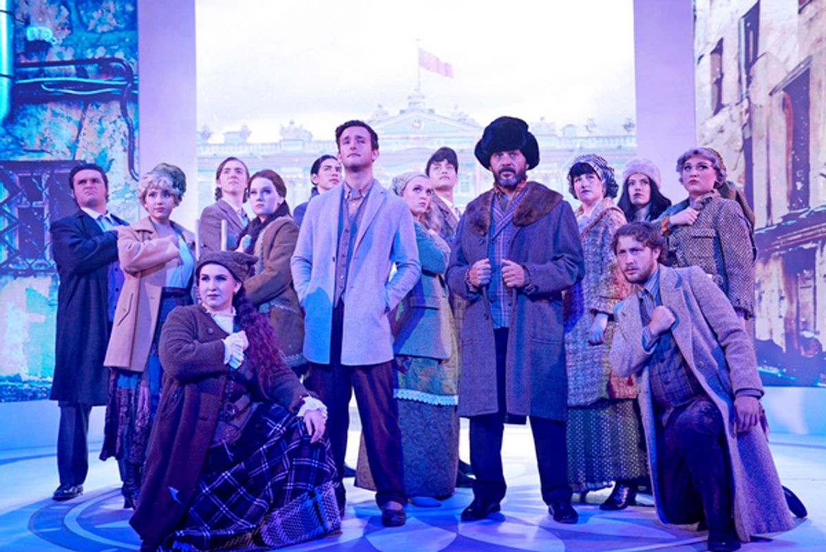 Daniel Grest, Frank Thompson & the Cast of Anastasia at 