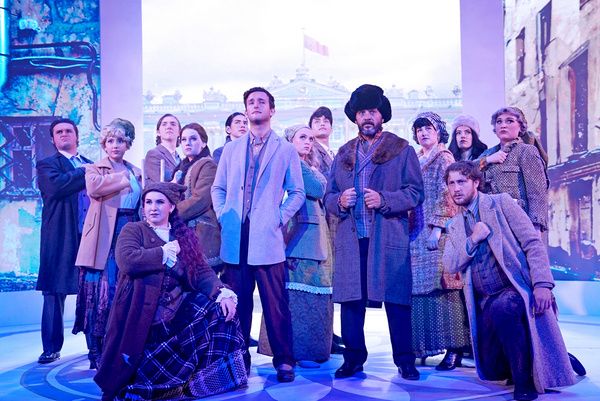 Daniel Grest, Frank Thompson & the Cast of Anastasia Photo
