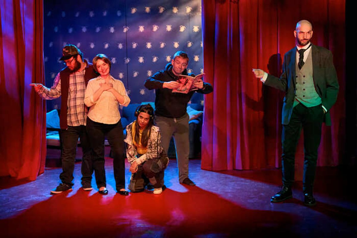 Josh Nasser, Emily Olcott, Alexandra Nader, Curry Whitmire, James Harvey  at 