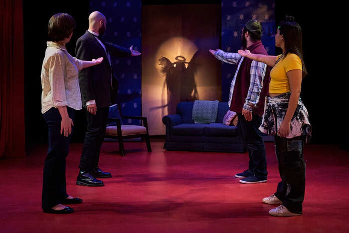 Emily Olcott, James Harvey, Josh Nasser, Alexandra Nader at 