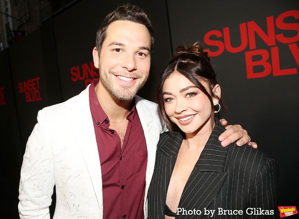 Skylar Astin and Sarah Hyland Photo