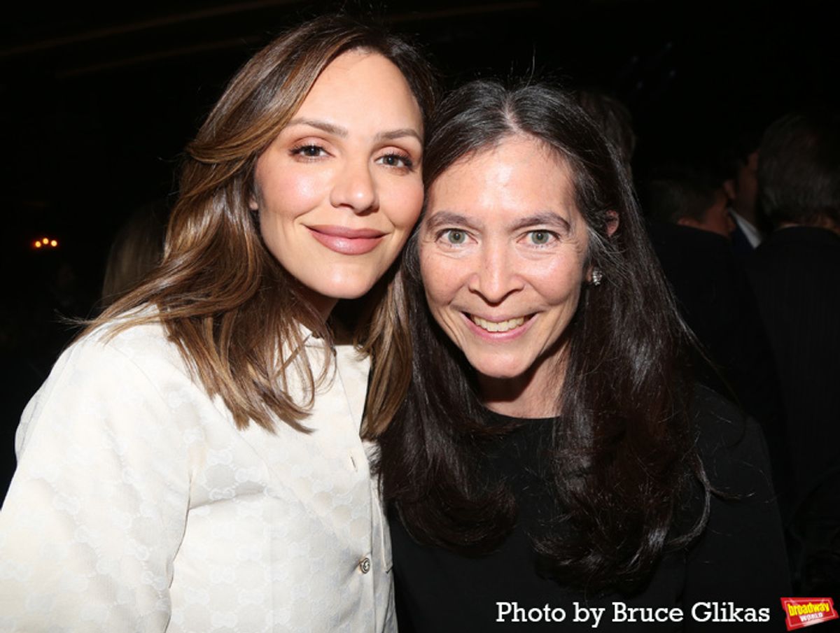Katharine McPhee Foster and Diane Paulus at 