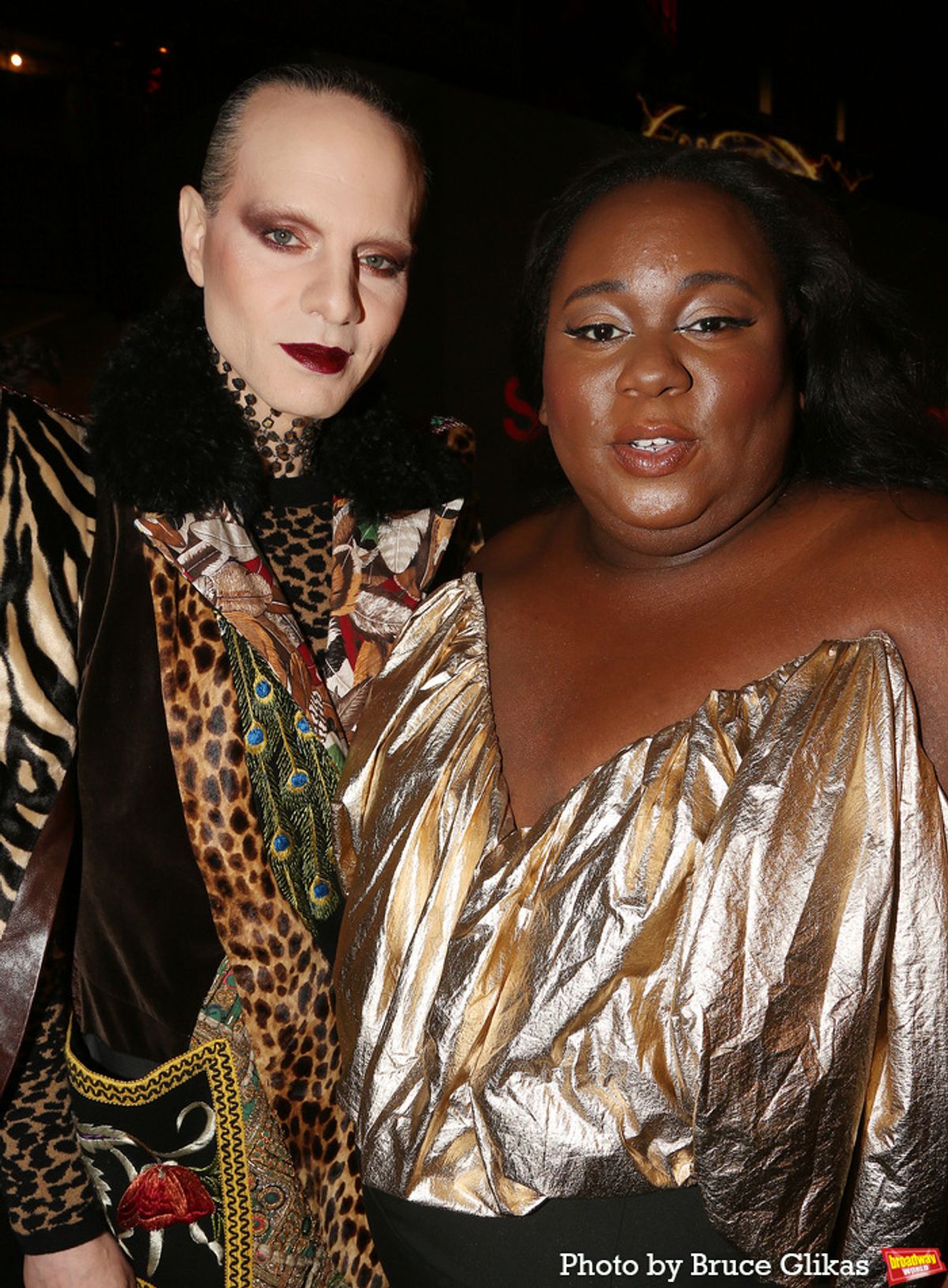 Jordan Roth and Alex Newell  at 