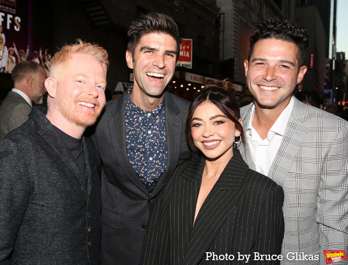 Jesse Tyler Ferguson, Justin Mikita, Sarah Hyland and Wells Adams  at 