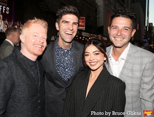 Jesse Tyler Ferguson, Justin Mikita, Sarah Hyland and Wells Adams @ BroadwayWorld Jesse Tyler Ferguson, Justin Mikita, Sarah Hyland and Wells Adams Photo