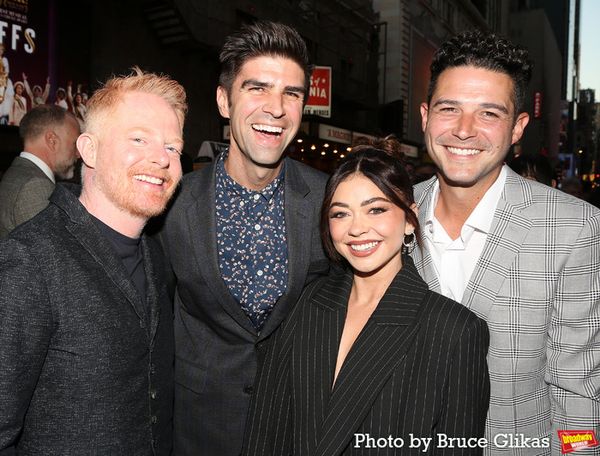 Jesse Tyler Ferguson, Justin Mikita, Sarah Hyland and Wells Adams  Photo