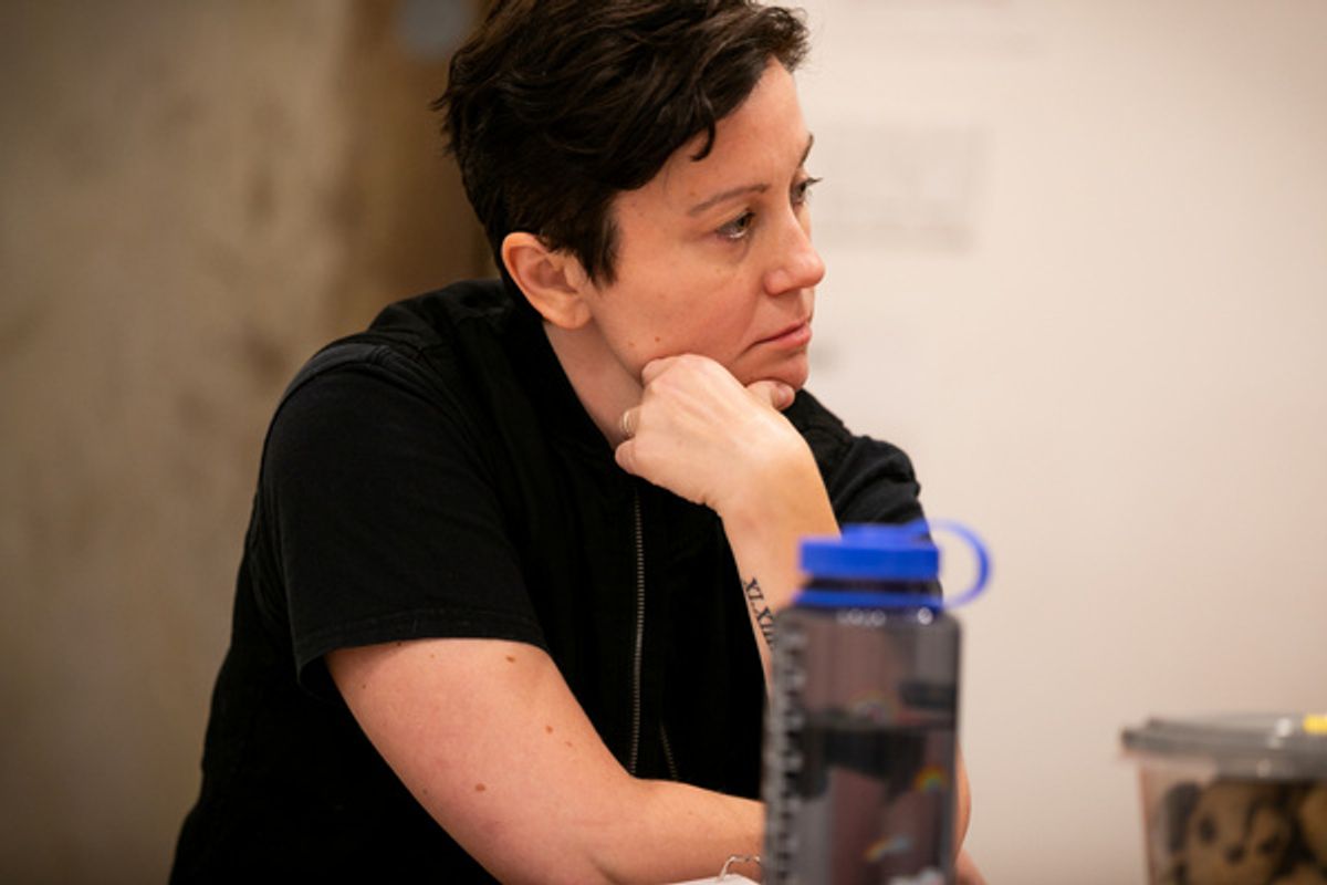 Mercutio Loves Romeo Loves Juliet star Stacey Raymond at first rehearsal at 