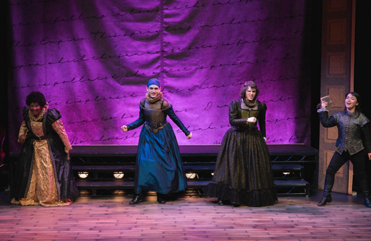 Anita Welch-Smith, Matty Balkum, Micki Hardenberg and Evie Schuckman at 