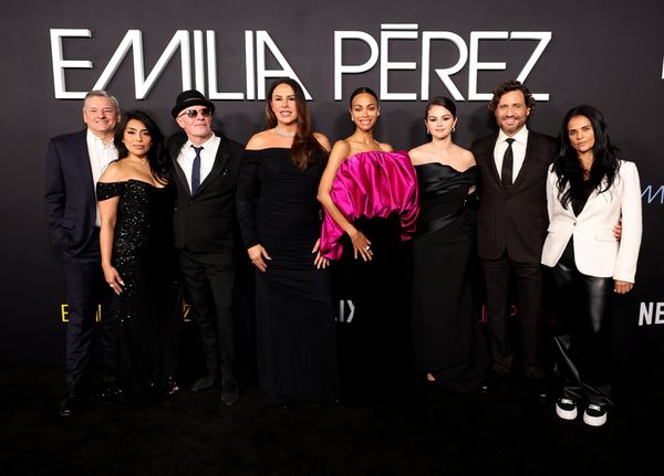 Ted Sarandos, Co-CEO, Netflix, Adriana Paz, Jacques Audiard, Karla Sofía Gascón, Zo Photo