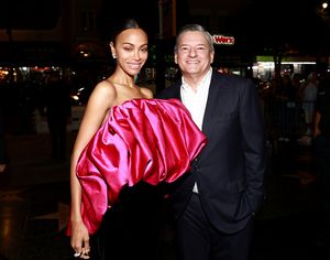 Zoe Saldana and Ted Sarandos, Co-CEO, Netflix @ BroadwayWorld Zoe Saldana and Ted Sarandos, Co-CEO, Netflix Photo