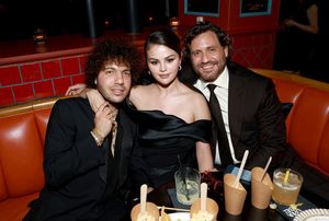 Benny Blanco, Selena Gomez and Édgar Ramírez Photo