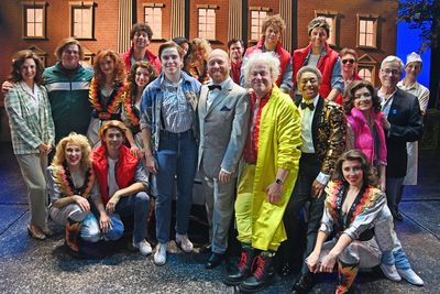 Leigh Francis aka Keith Lemon, Vasco Emauz and Lee Ormsby and co-creator Bob Gale Photo