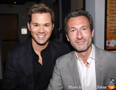 Andrew Rannells and Aaron Lazar Photo