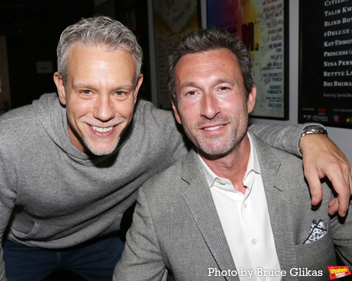 Adam Pascal and Aaron Lazar at 