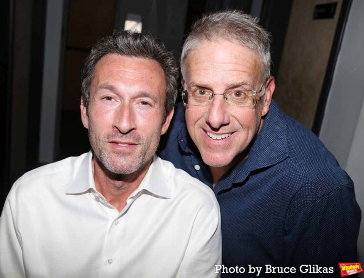 Aaron Lazar and Producer Jonathan Burkhart at 