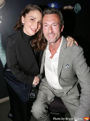 Sara Bareilles and Aaron Lazar @ BroadwayWorld Sara Bareilles and Aaron Lazar Photo