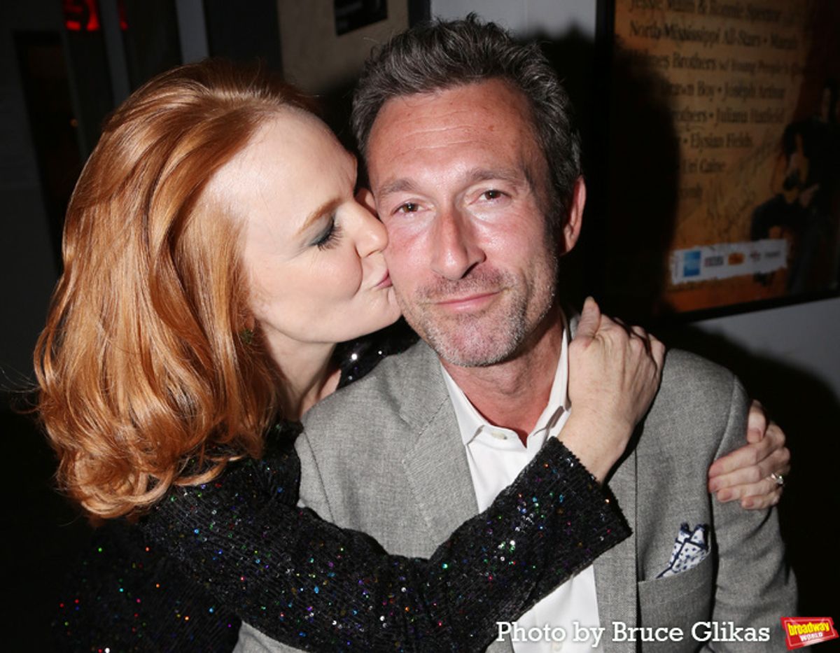 Kate Baldwin and Aaron Lazar at 
