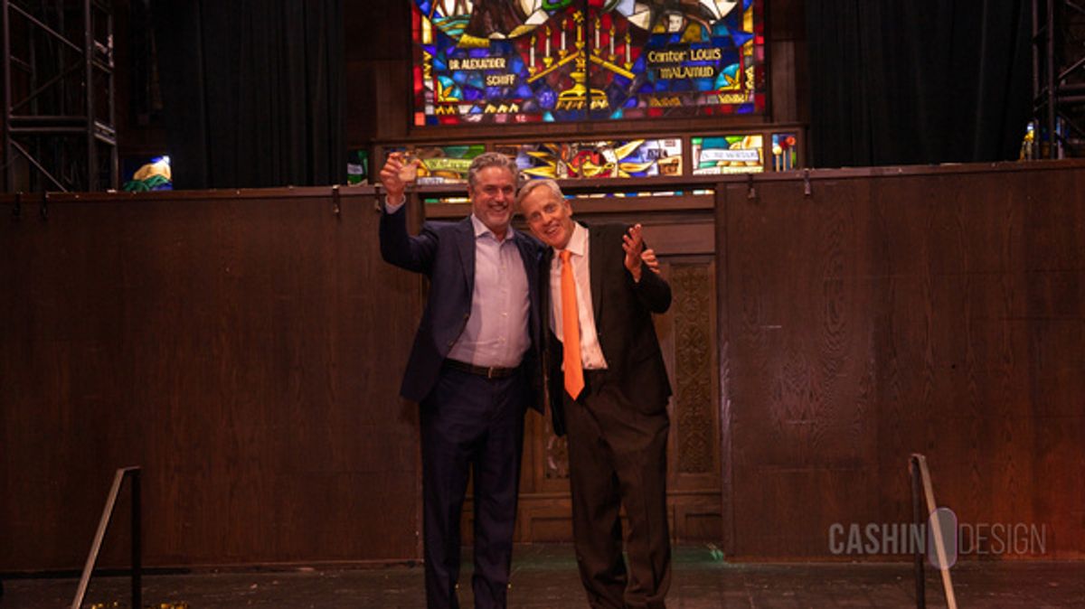 Producer Jon Zimmerman, Playwright-Director John Fisher at 