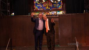 Producer Jon Zimmerman, Playwright-Director John Fisher Photo