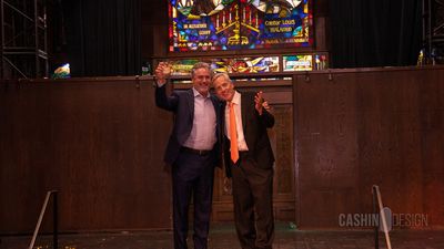 Producer Jon Zimmerman, Playwright-Director John Fisher Photo
