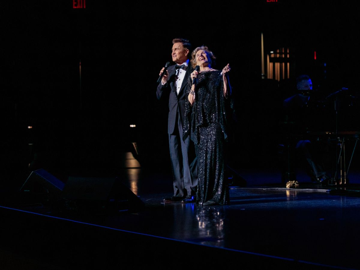 Jeff Harnar and Andrea Marcovicci. Photo credit: Conor Weiss at 