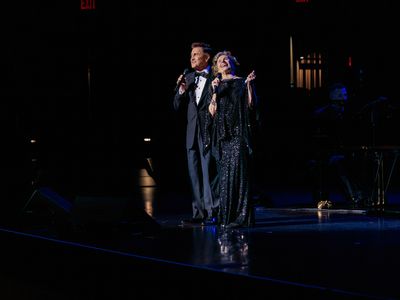 Jeff Harnar and Andrea Marcovicci. Photo credit: Conor Weiss Photo