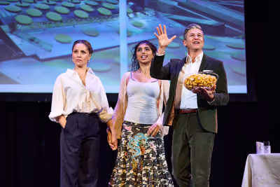 Margarita Levieva, Avantika, and David Burtka  Photo