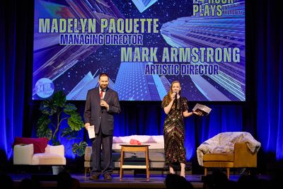 Mark Armstrong and Madelyn Paquette  Photo