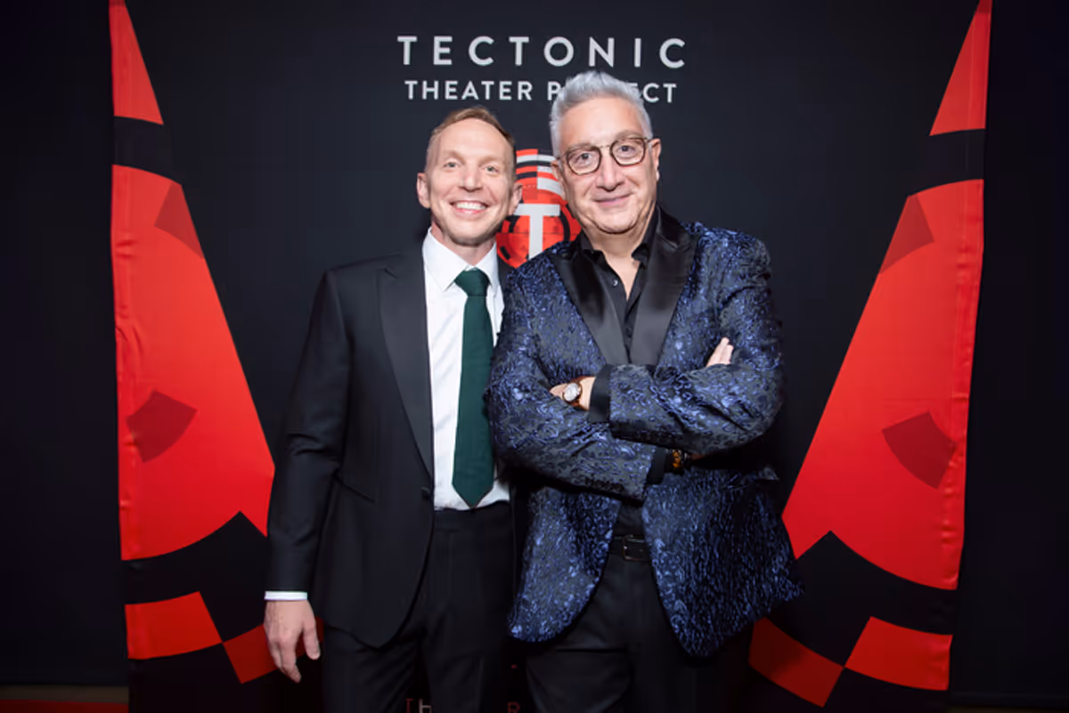 Matt Joslyn and Moises Kaufman at Photos: Colman Domingo, Jane Fonda, and More at Tectonic Theater Project's Gala