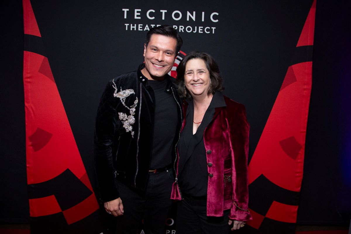 Michael P.N.A. Hormel and Gigi Pritzker at Photos: Colman Domingo, Jane Fonda, and More at Tectonic Theater Project's Gala