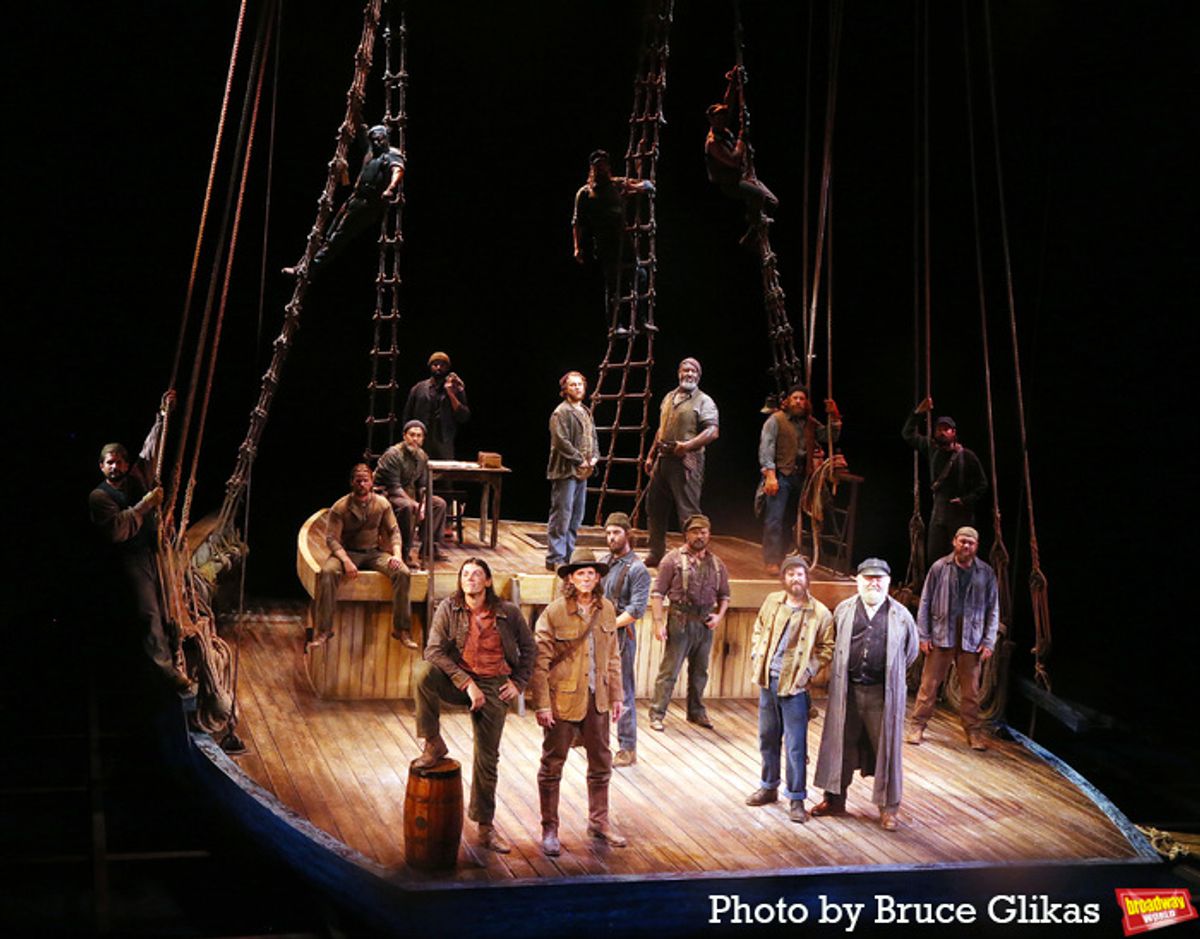 The Cast of 'Swept Away' including 
Stark Sands, Wayne Duvall, John Gallagher, Jr., Adrian Blake Enscoe, Hunter Brown, Matt DeAngelis, Cameron Johnson, Brandon Kalm, Michael J. Mainwaring, Orville Mendoza, Tyrone L. Robinson, John Sygar, Josh Breckenridge, Rico LeBron, John Michael Finley, Chase Peacock, Robert Pendilla, and David Rowen at 