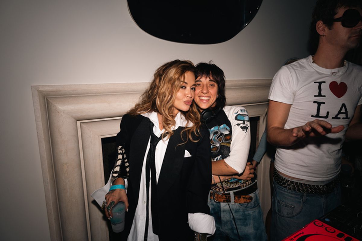 Rita Ora and Chloe Caillet at 